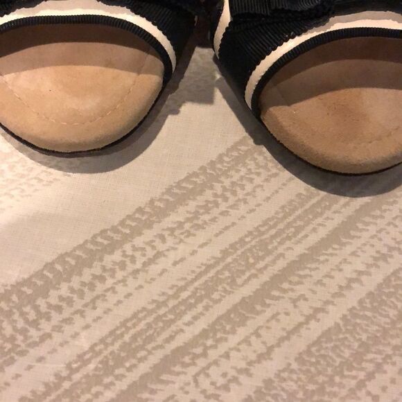 Marc Jacobs Black & White Bow Slides with Heel Size 39 - Picture 5 of 8